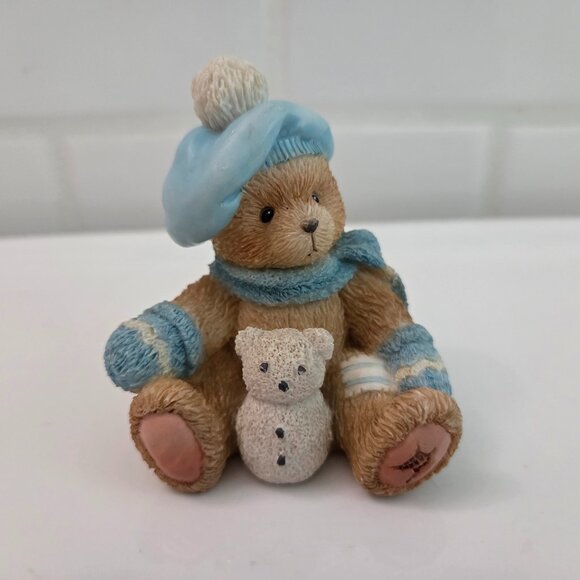 Vintage Cherished Teddies Jack  Snowman January 1993 - Picture 1 of 3